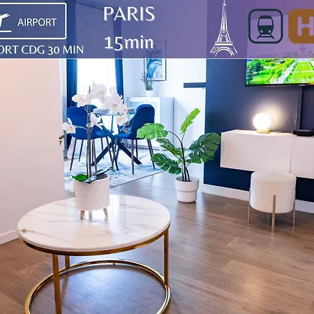 L'ecrin Bleu - Proche Paris Apartment