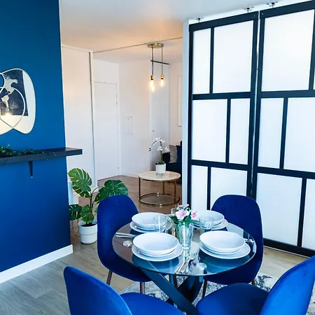 Apartment L'ecrin Bleu - Proche Paris Epinay-sur-Seine